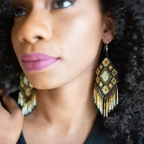 Beaded Kite Earrings