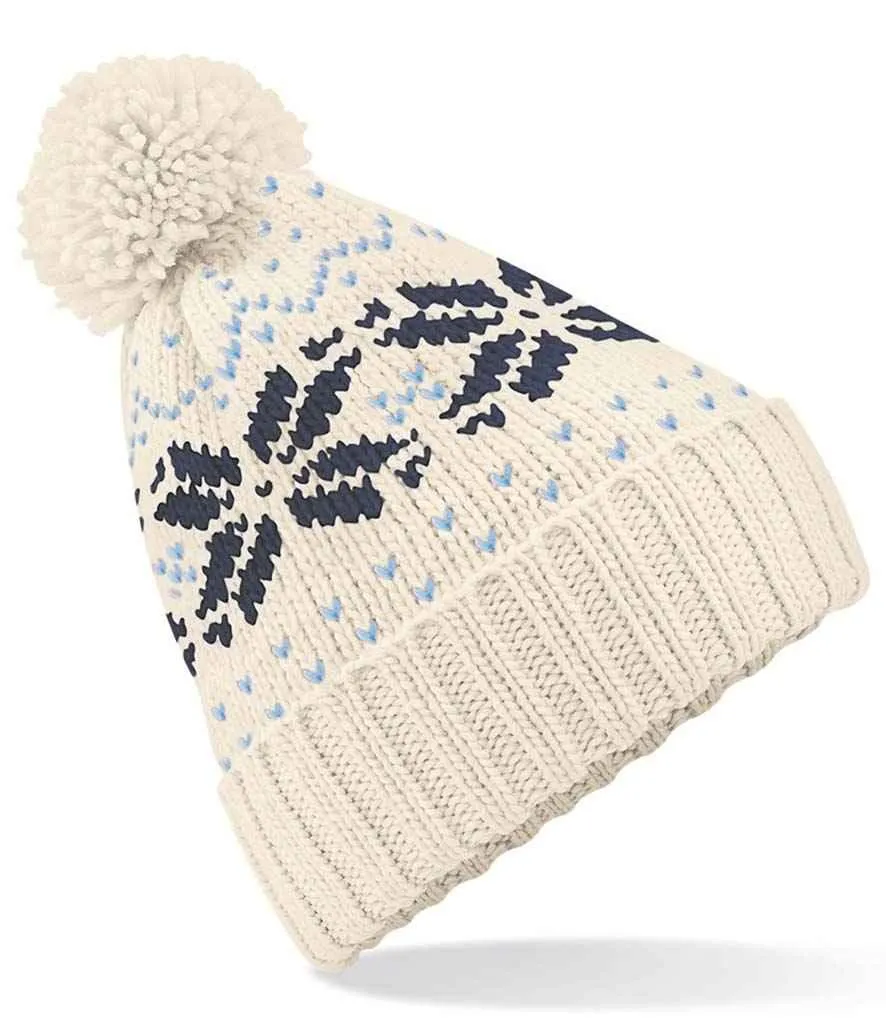Beechfield Fair Isle SnowstarÂ® Beanie