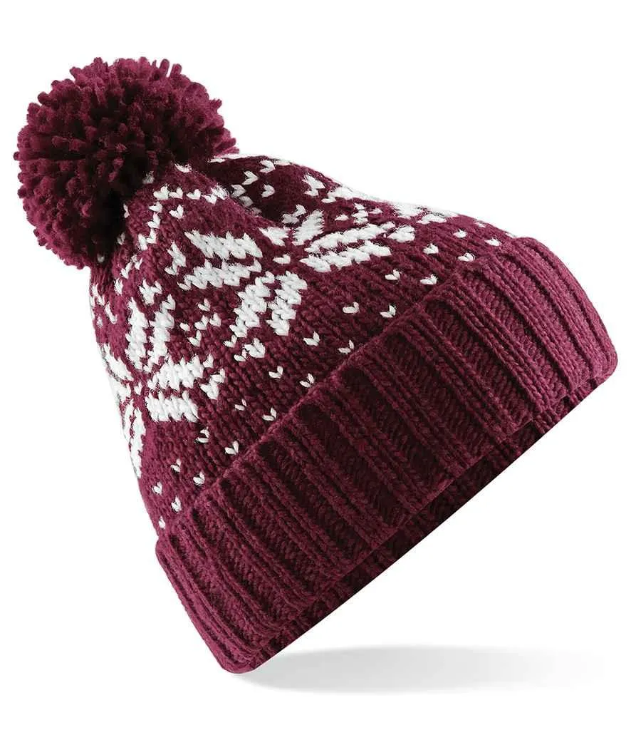 Beechfield Fair Isle SnowstarÂ® Beanie