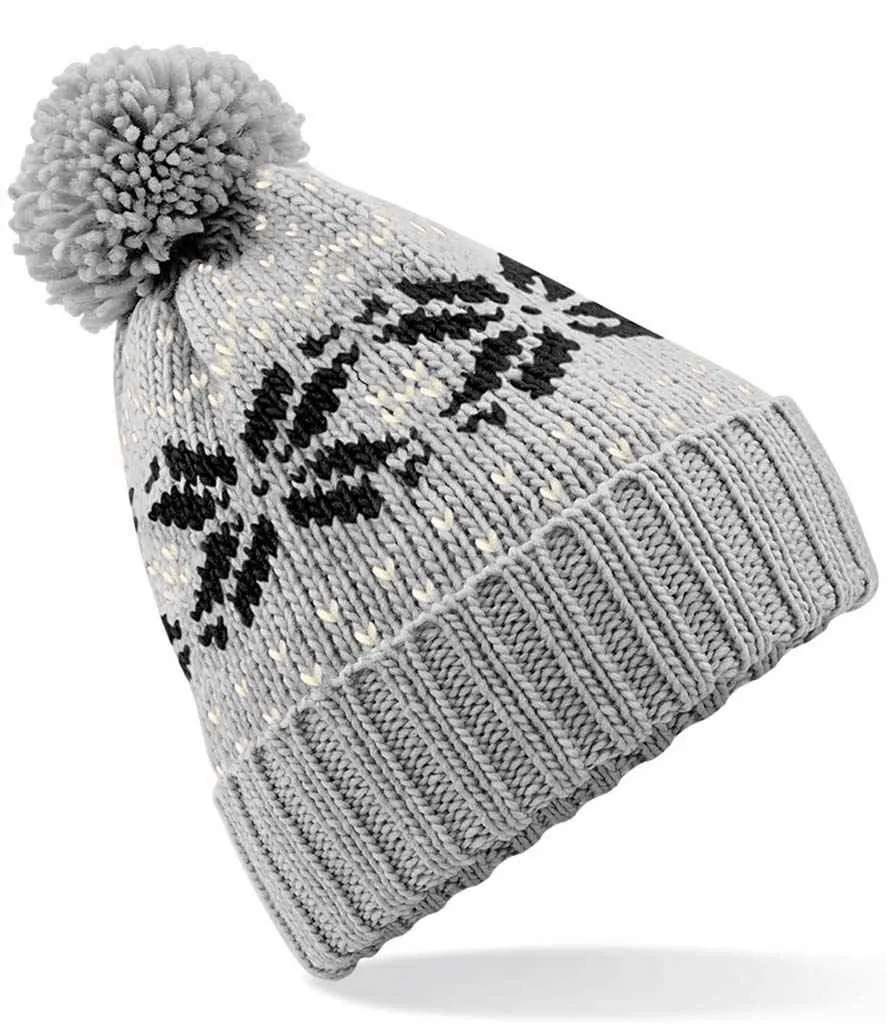Beechfield Fair Isle SnowstarÂ® Beanie