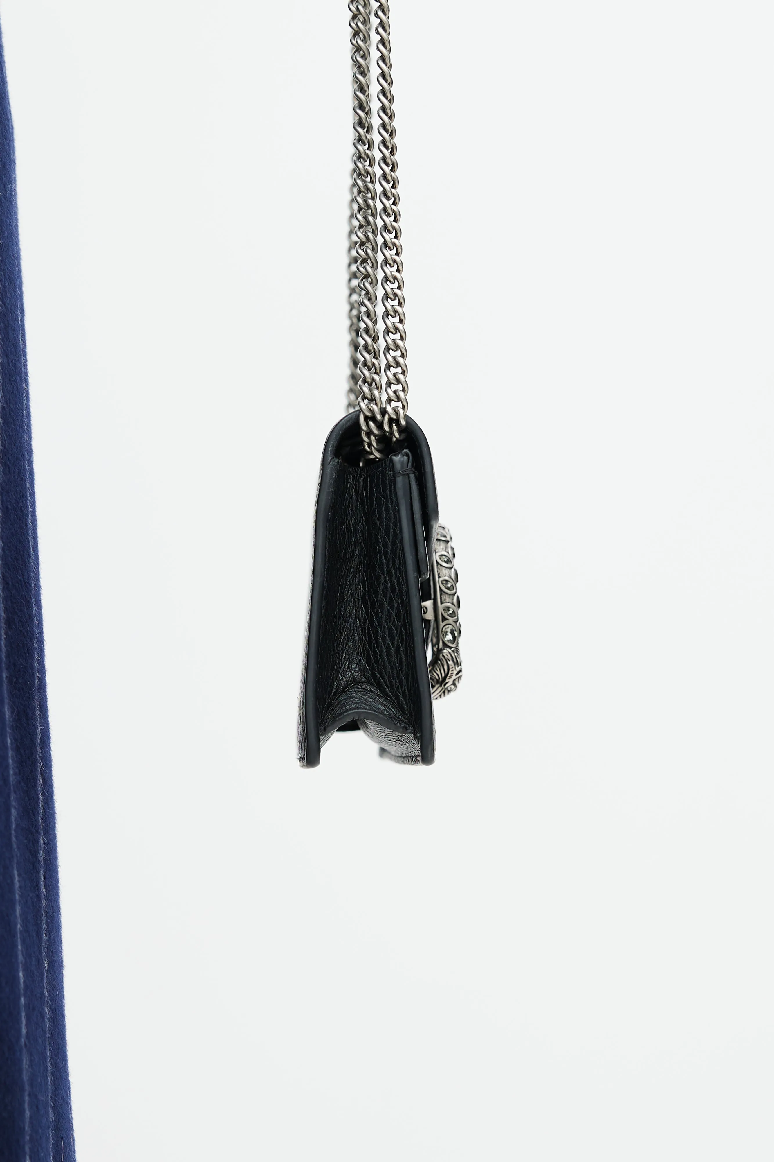 Black Dionysus Leather Mini Bag