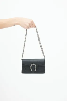 Black Dionysus Leather Mini Bag