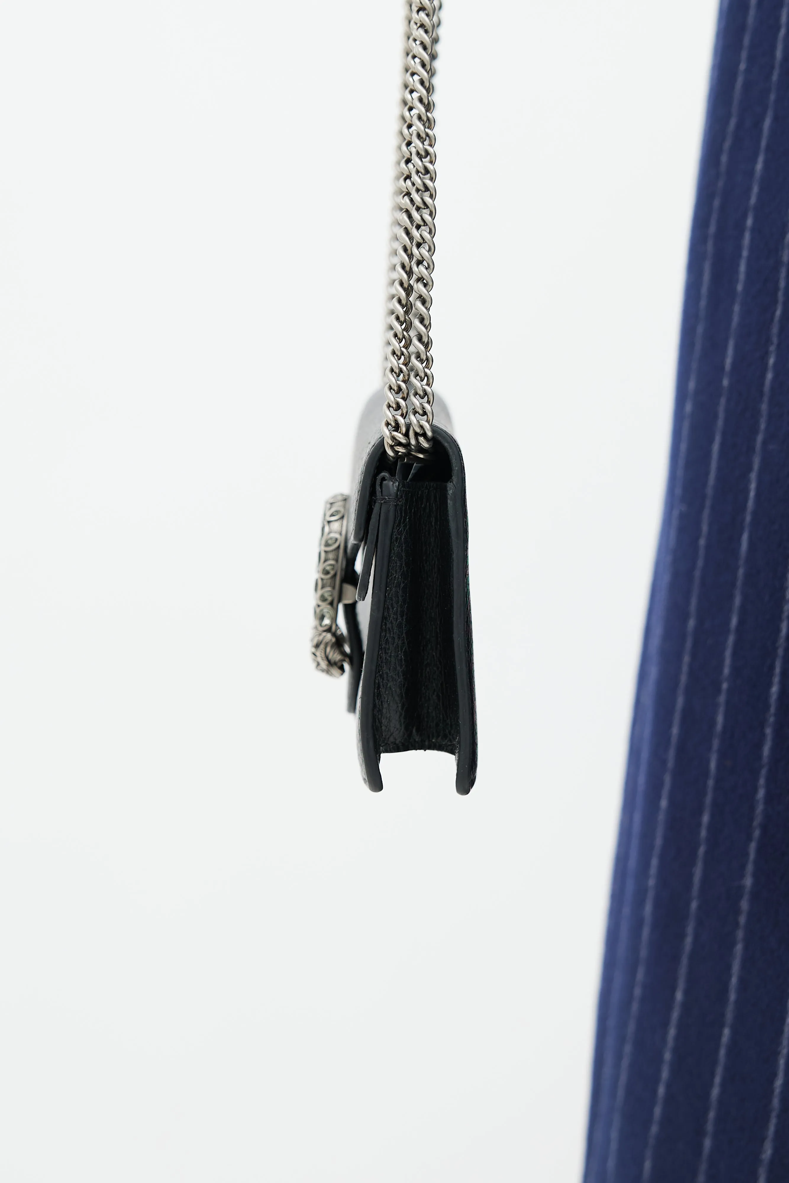 Black Dionysus Leather Mini Bag