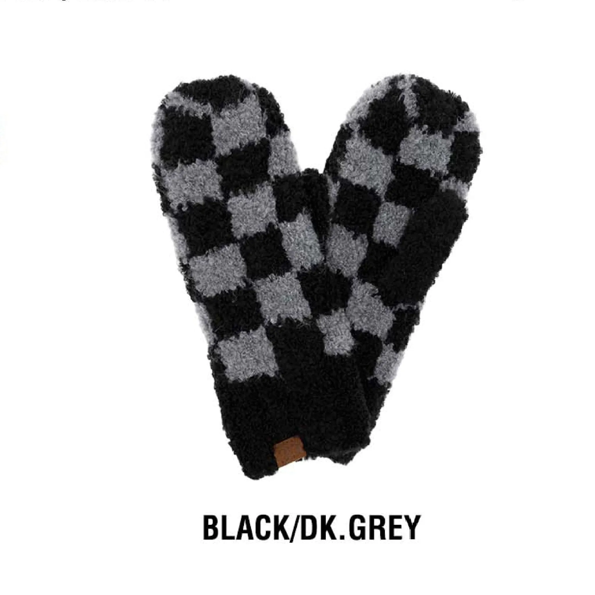 CC Checkered Boucle Oh-So-Soft Mittens