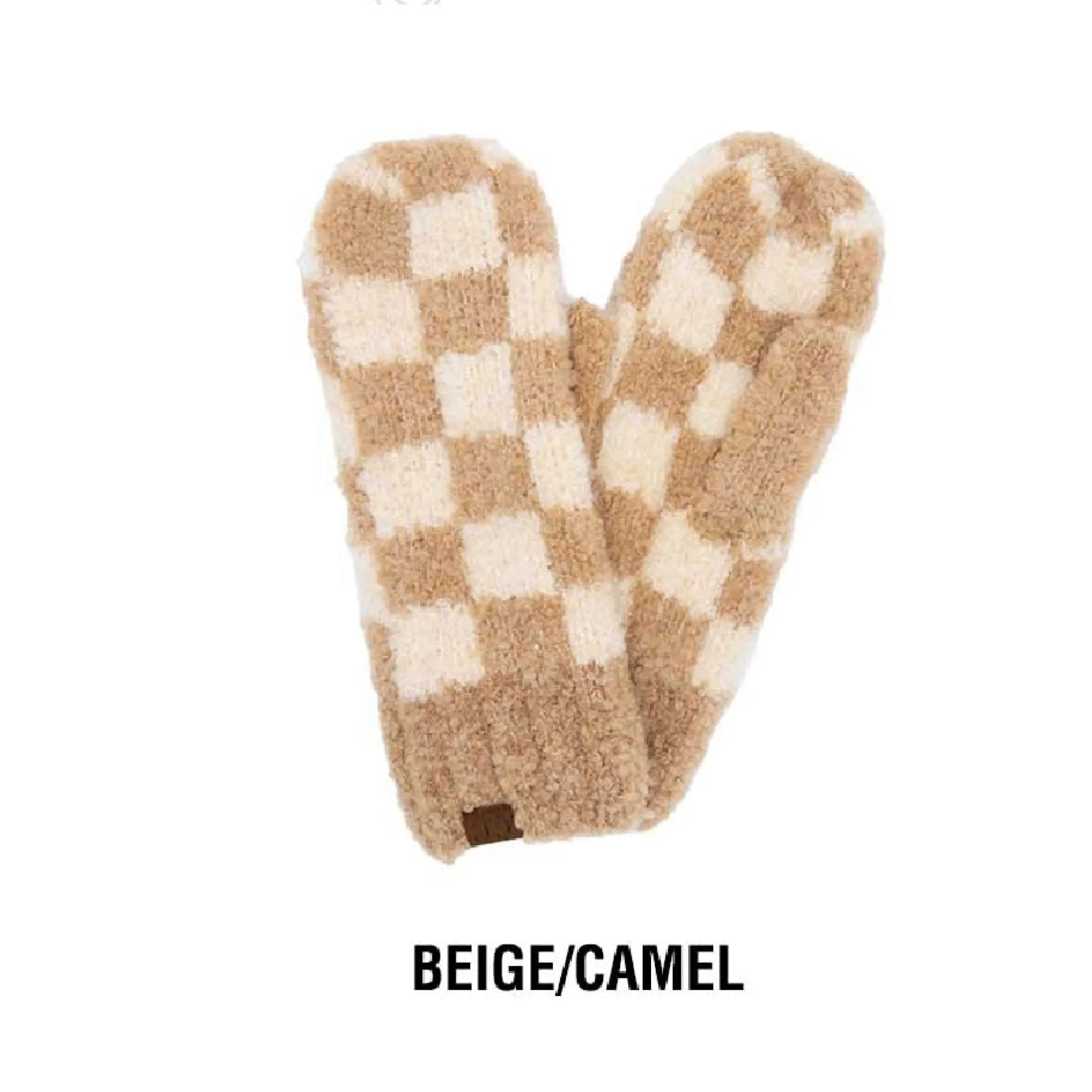 CC Checkered Boucle Oh-So-Soft Mittens