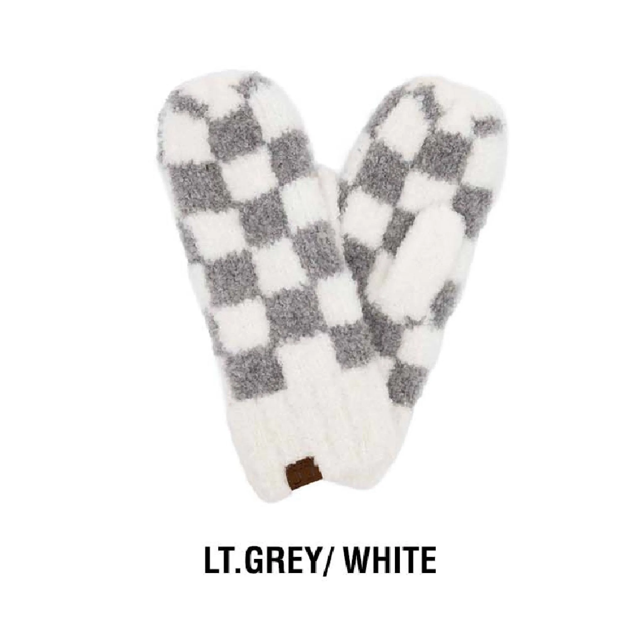CC Checkered Boucle Oh-So-Soft Mittens