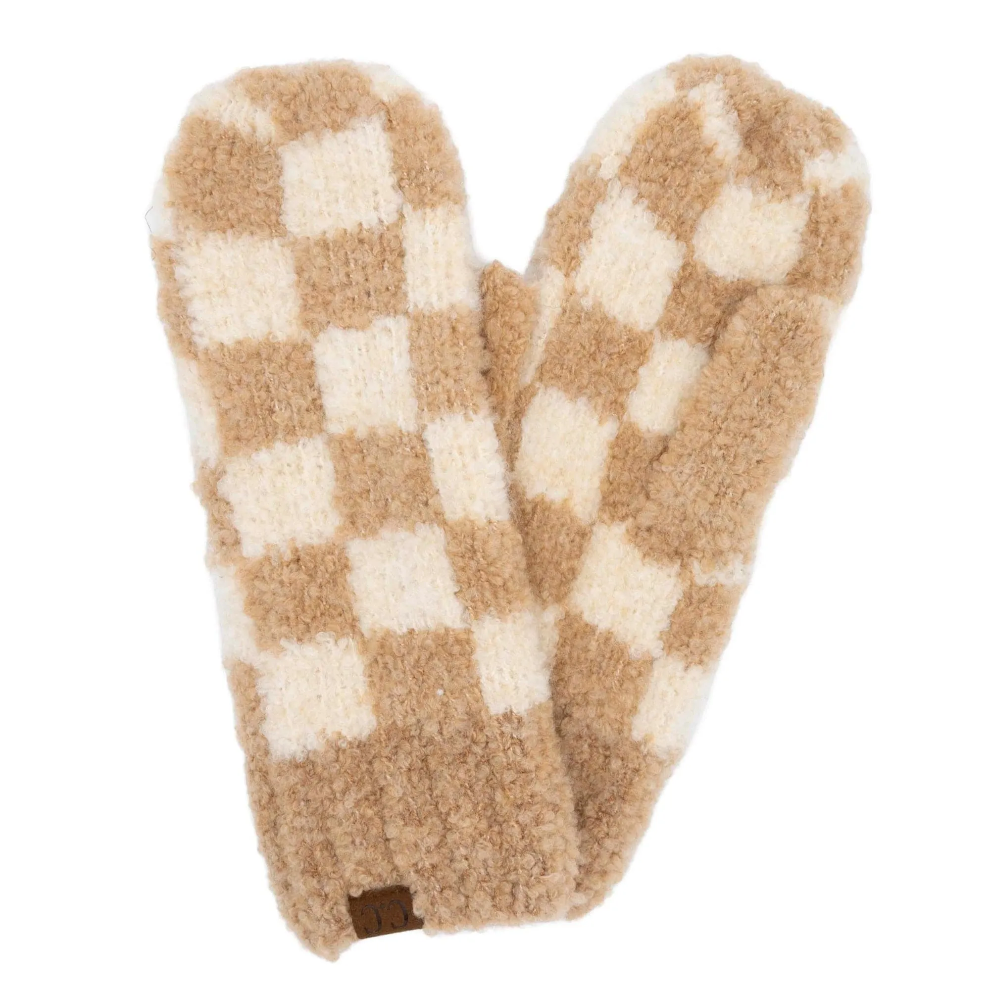 CC Checkered Boucle Oh-So-Soft Mittens