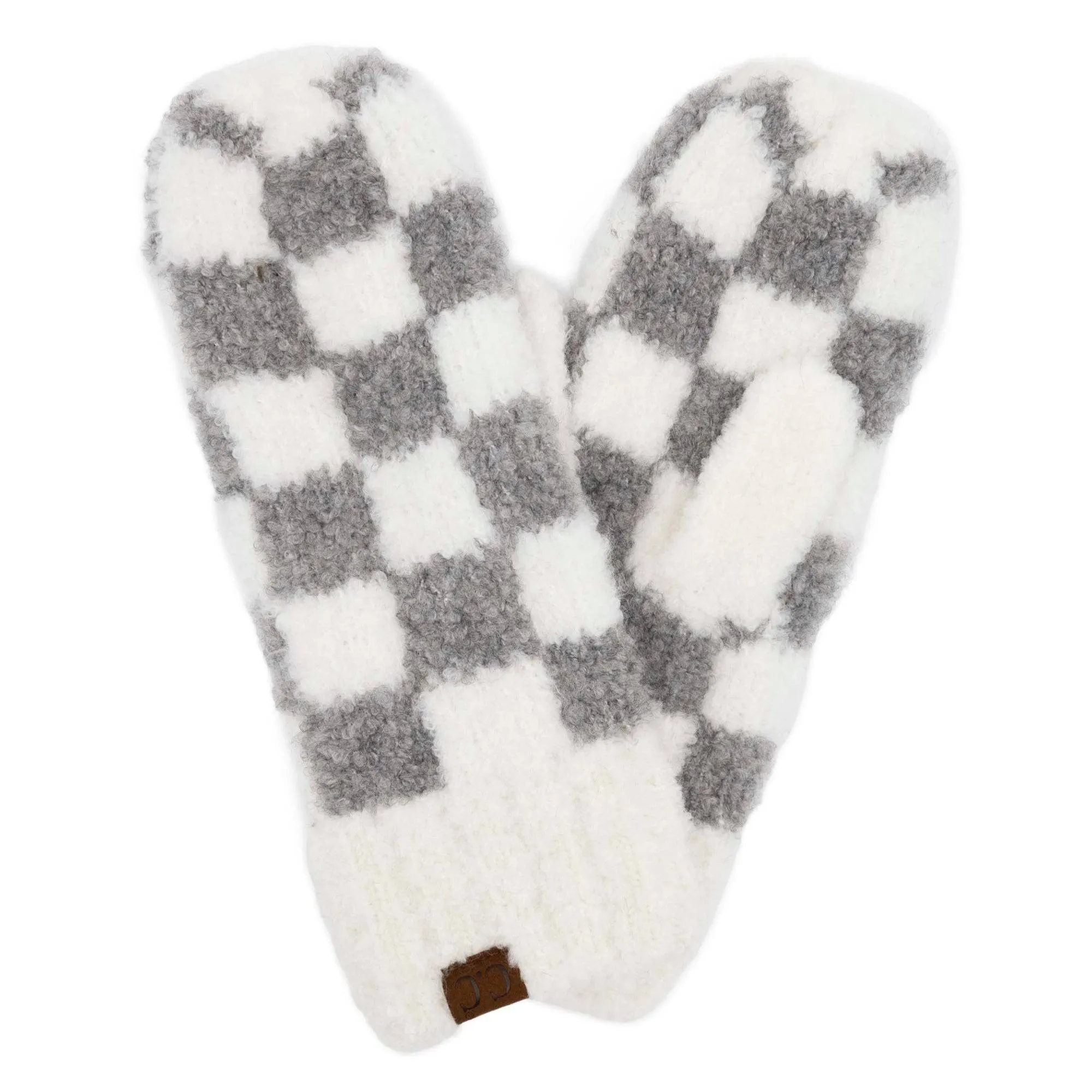 CC Checkered Boucle Oh-So-Soft Mittens