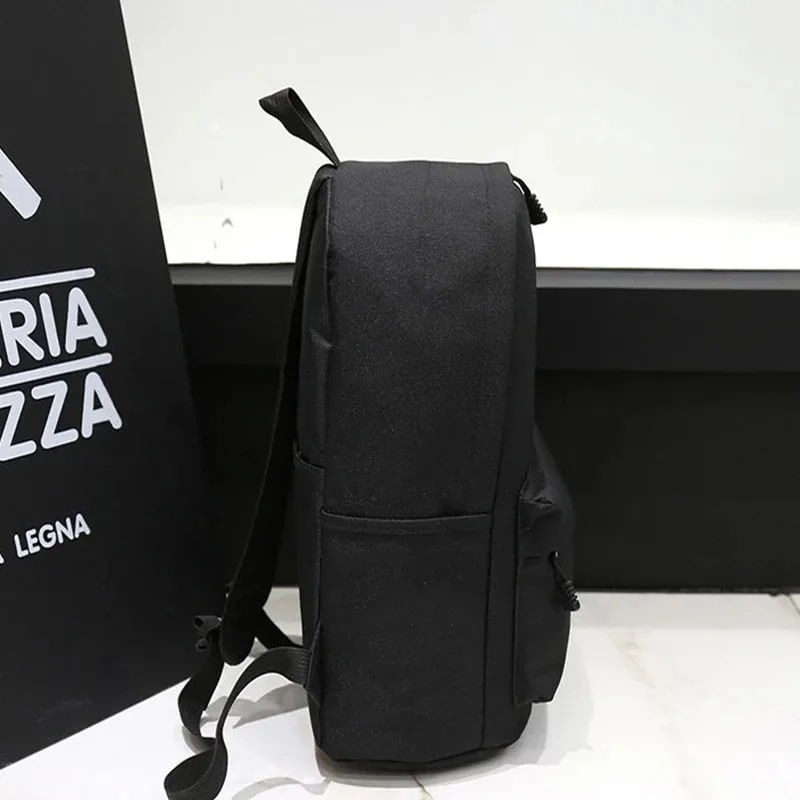 Luminous Cat Printed Backpack