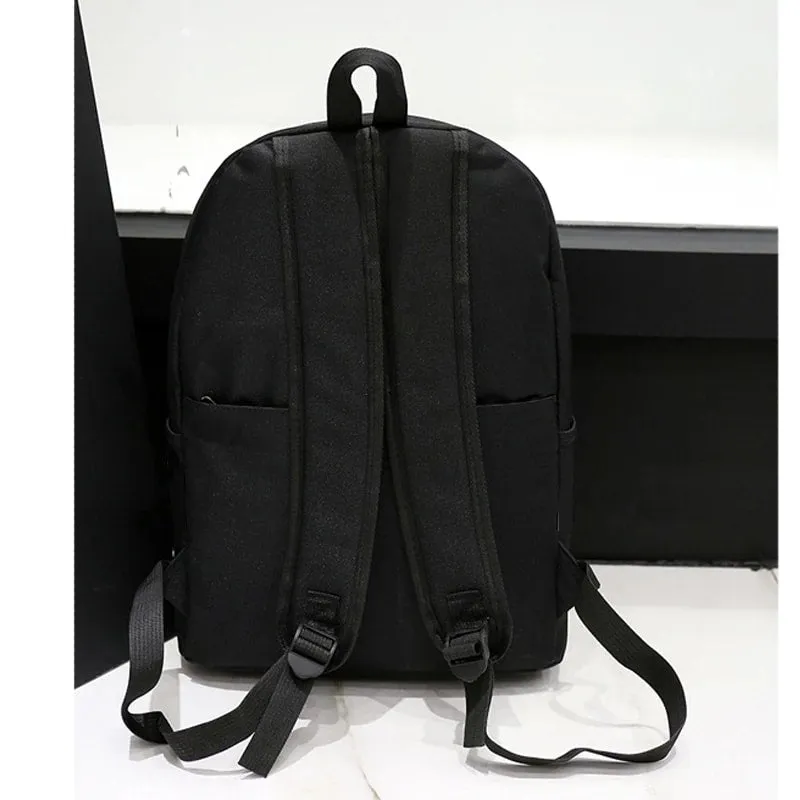 Luminous Cat Printed Backpack