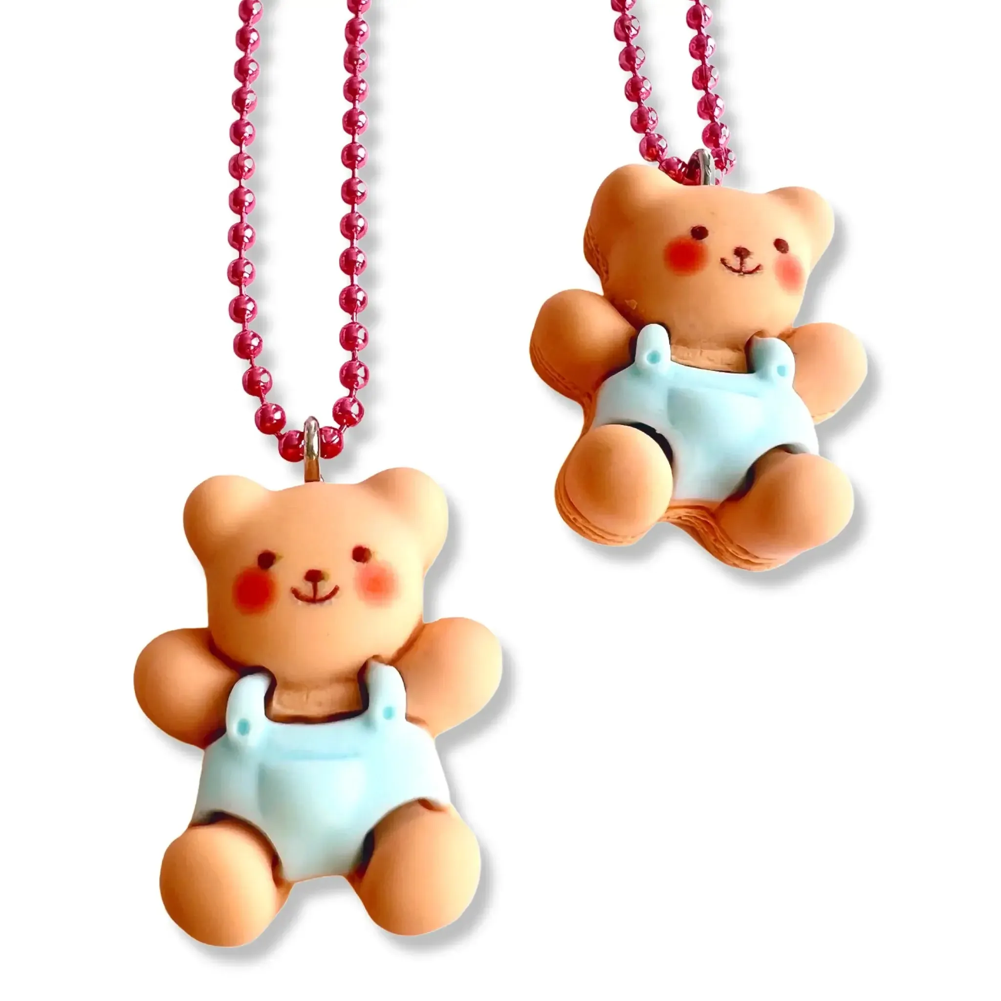 Pop Cutie Bear Pants Kids Necklace