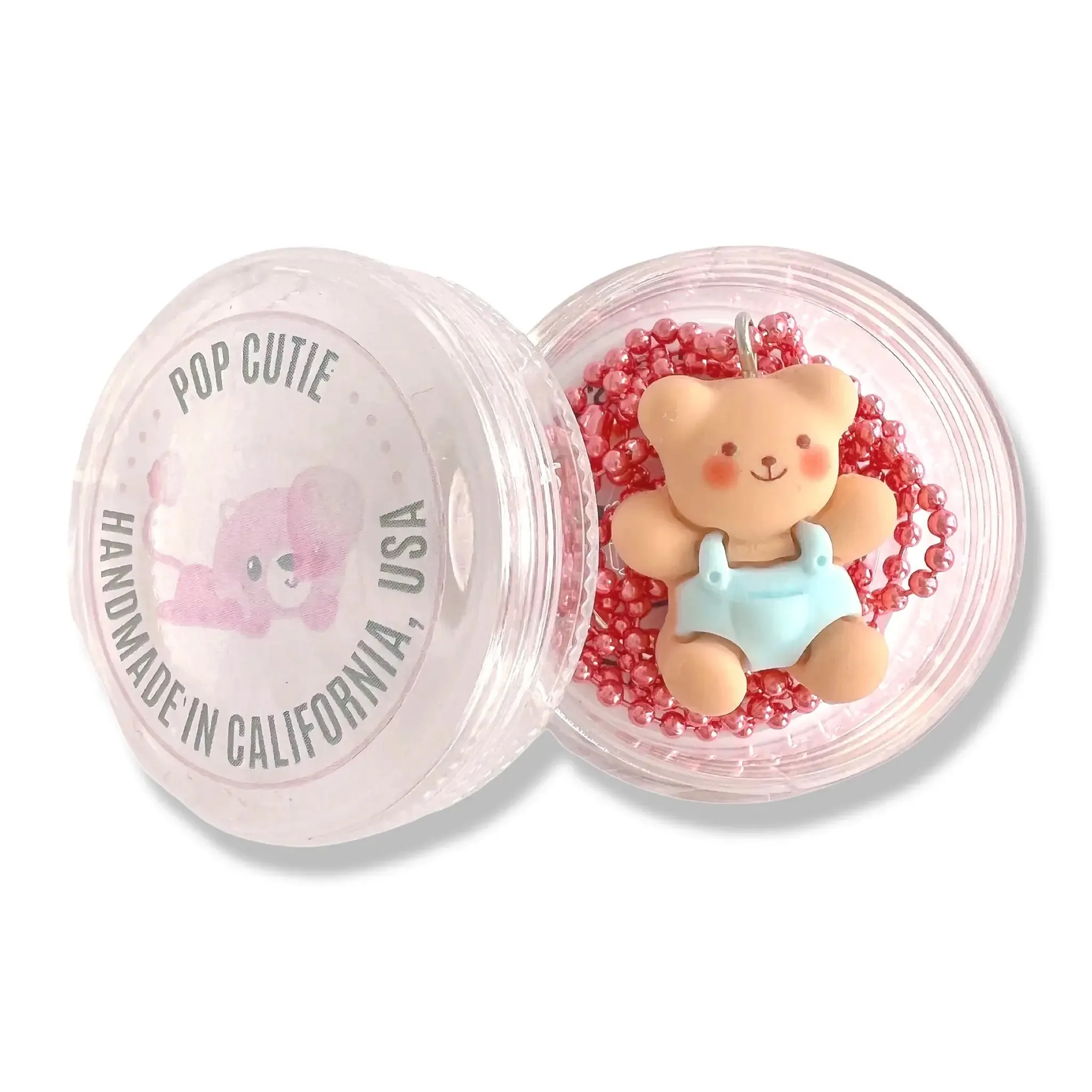 Pop Cutie Bear Pants Kids Necklace