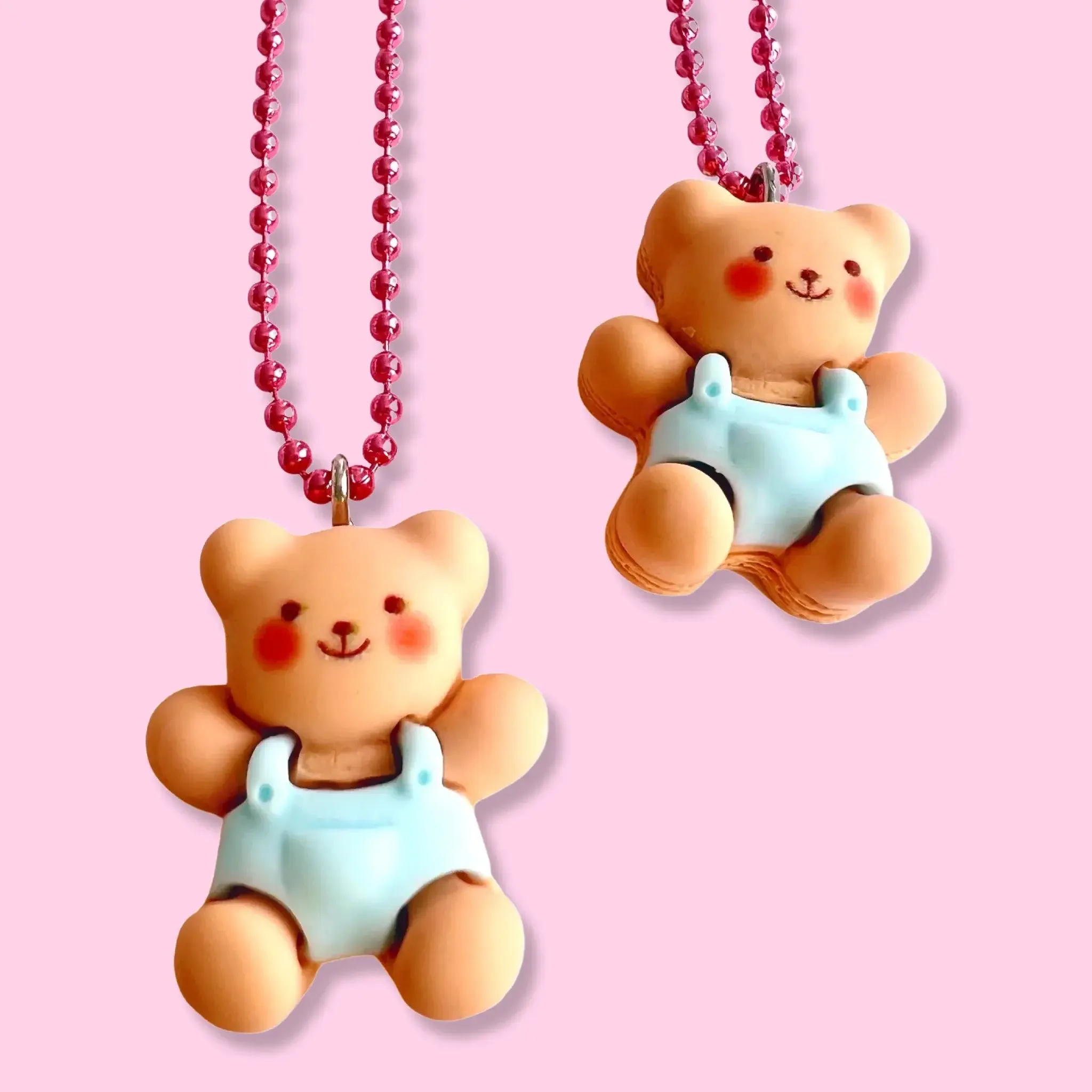Pop Cutie Bear Pants Kids Necklace