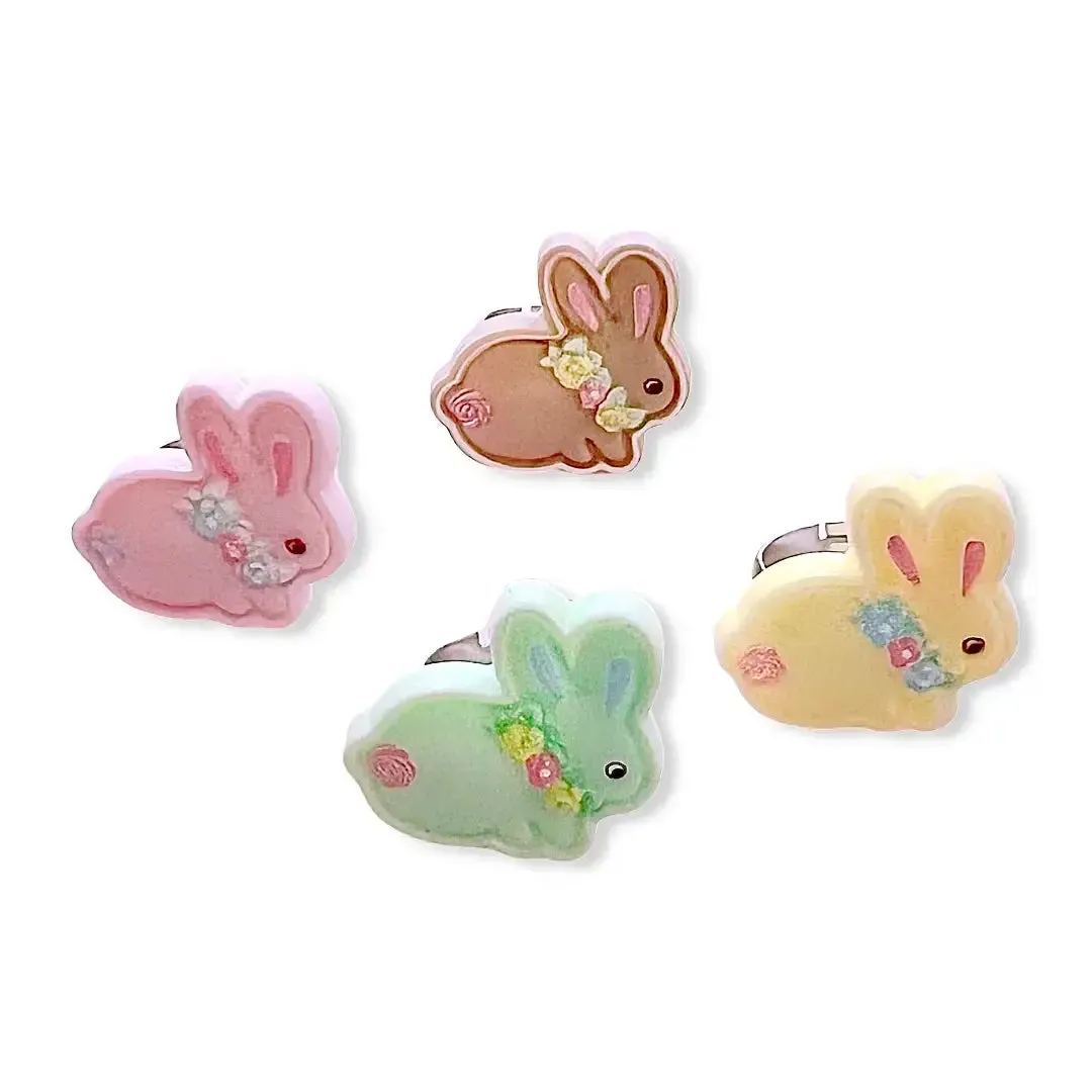 Pop Cutie Gacha Bunny Cookie  Kids Ring Handmade Easter