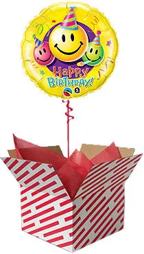 Smiley Faces Birthday Balloon