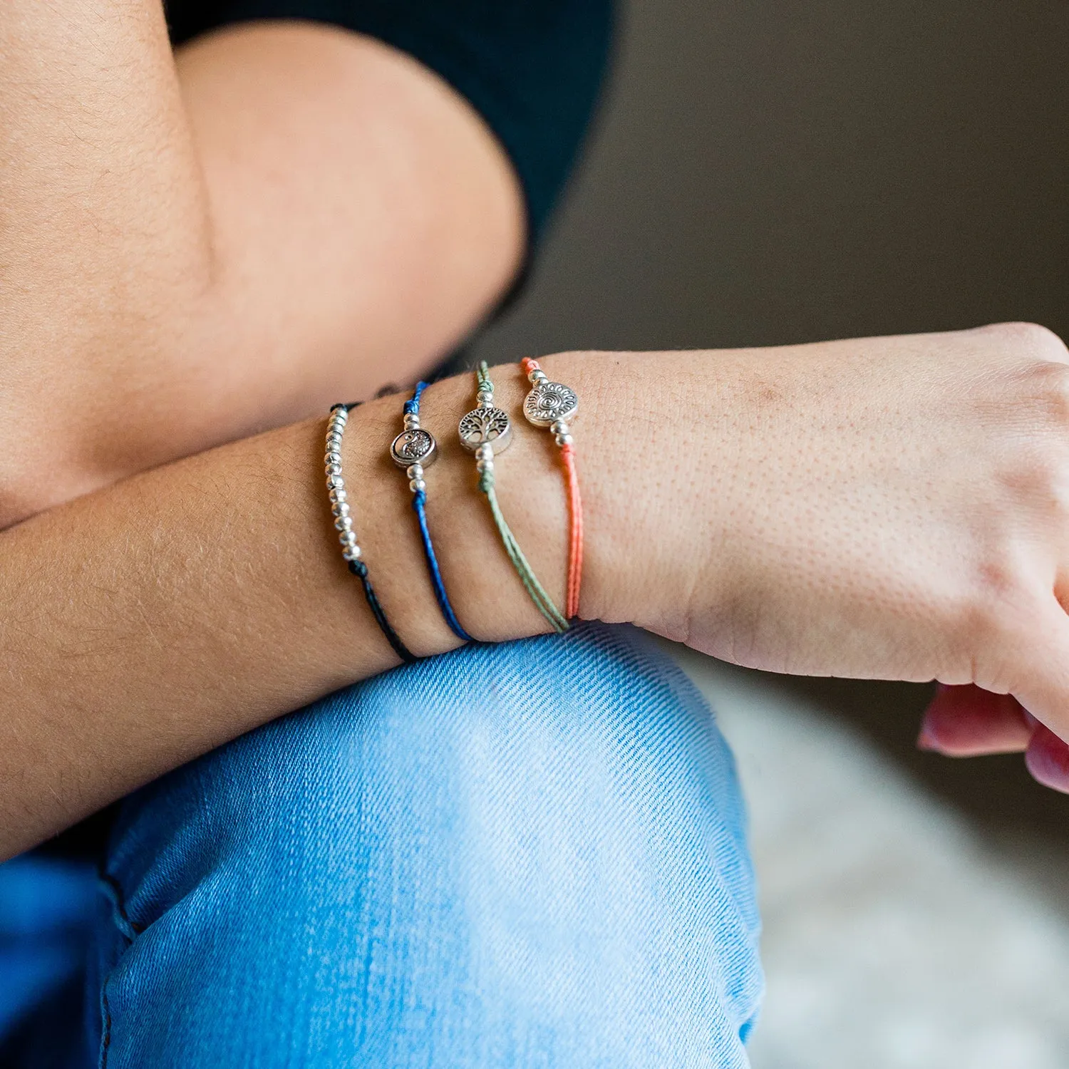 Tree of Life String Charm Bracelet