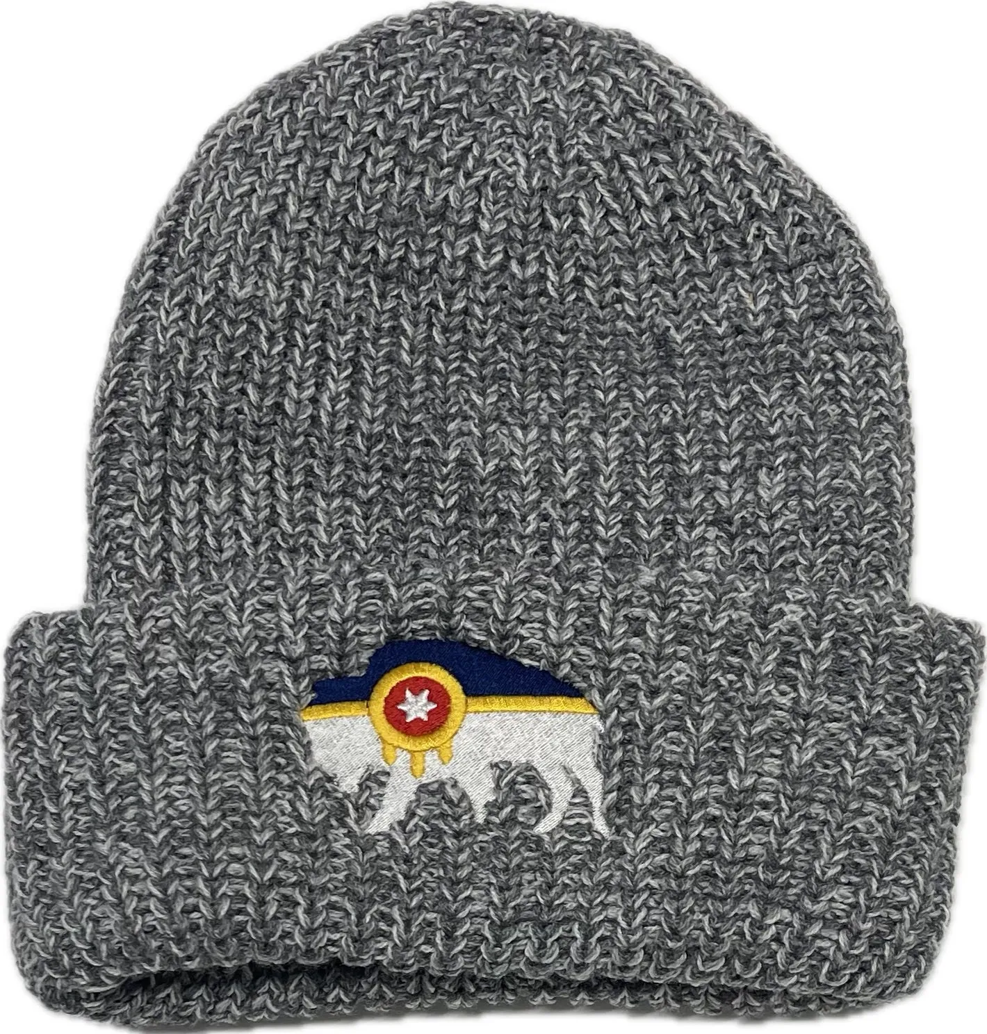 Tulsa Bison Flag Beanie
