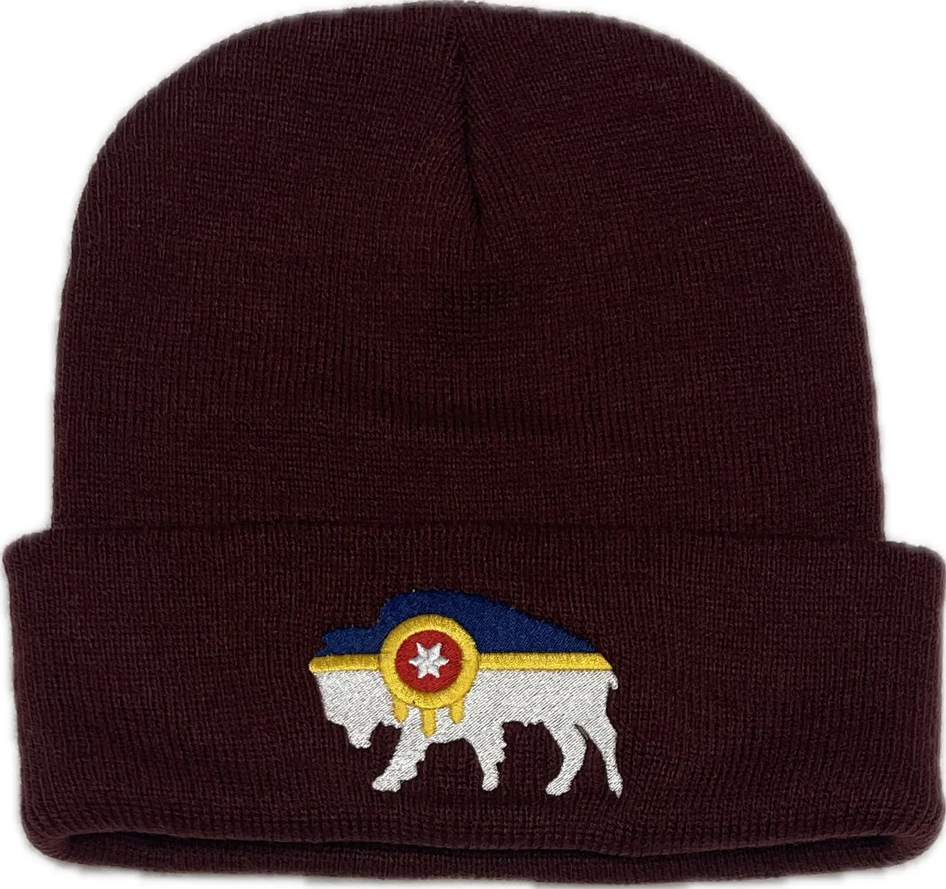 Tulsa Bison Flag Beanie