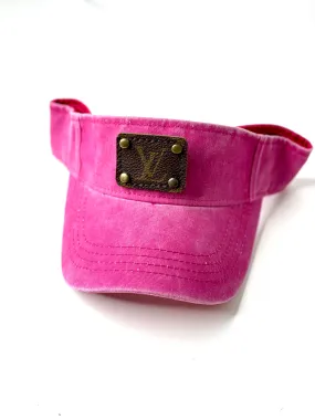 ZZ17 -  Faded Bright Pink Visor Antique Hardware